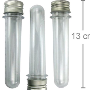Potinhos para Lembrancinhas - Tubete Tampa Prata