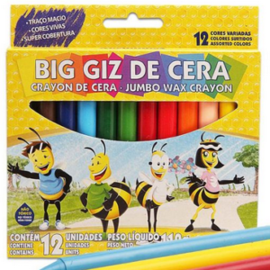 Giz de Cera Big 12 cores 112g