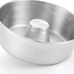 Forma de Bolo Nº 24, Aluminio Oliveira, Prata
