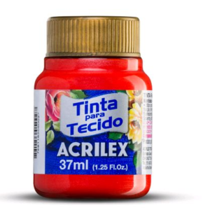 Tinta Tecido Metálica 37 ml - Acrilex