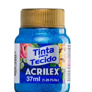 Tinta Tecido Glitter 37 ML - Acrilex