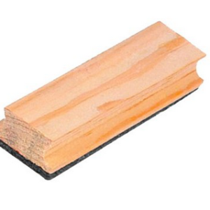 Apagador De Lousa Retangular 4 Cm x 13 Cm Uso Escolar