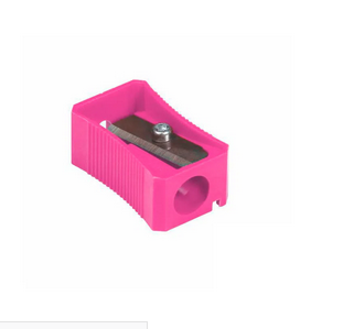 Apontador Refil Simples Rosa -