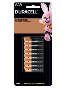 Pilha Alcalina Duracell Palito AAA - BT 16 UN