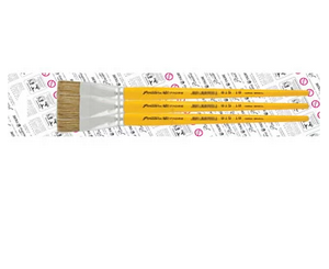 Pincel chato n.18 amarelo 815-18 BT 3 UN