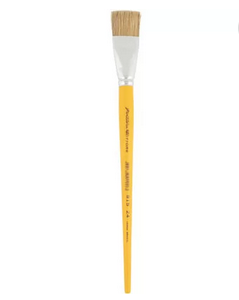 Pincel chato n.10 amarelo 8815-10 PT 1 UN
