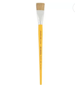 Pincel chato n.16 amarelo 8815-16 BT 1 UN