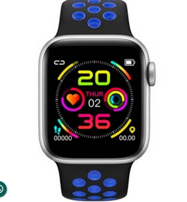 SmartWatch - Relógio Inteligente W5 - Preto e Azul Marinho - Imagem 2
