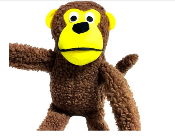 Brinquedos De Pelúcia Pet Para Cães Macaquinho Grande Top - Imagem 2